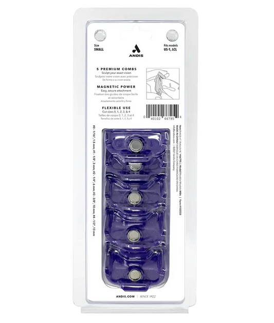 Single Magnetic Comb Set Small (5pcs)- ANDIS