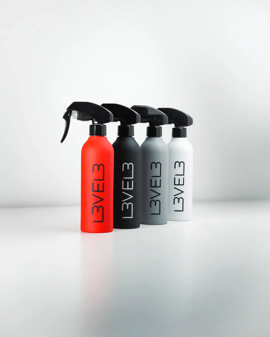 Rubberized Spray Bottle - WHITE