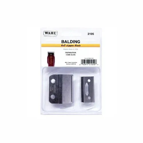 Wahl Professional 2-Hole Balding 6x0 Clipper Blade #2105