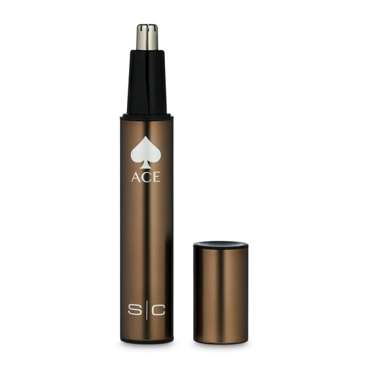 Ace Electric Ear and Nose Hair Trimmer with Dual-Speed Motor- SC