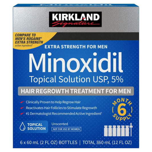 Minoxidil Kirkland 5%- 6pc 360ml