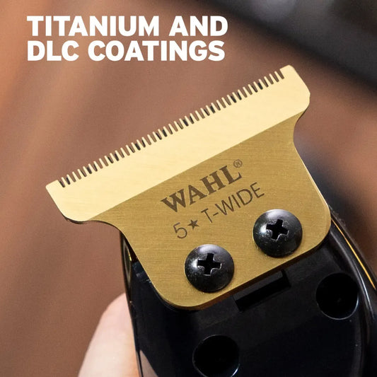 Trimmer Blade Bladeset T-Wide Gold Plated