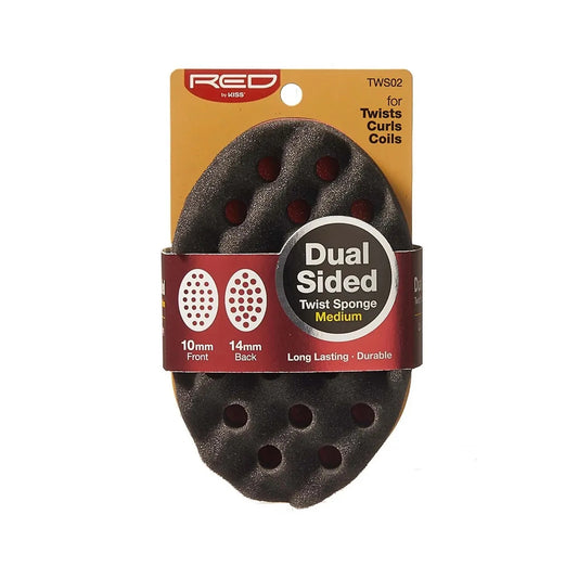 Dual Sided Twiste Sponge- Red By Kiss