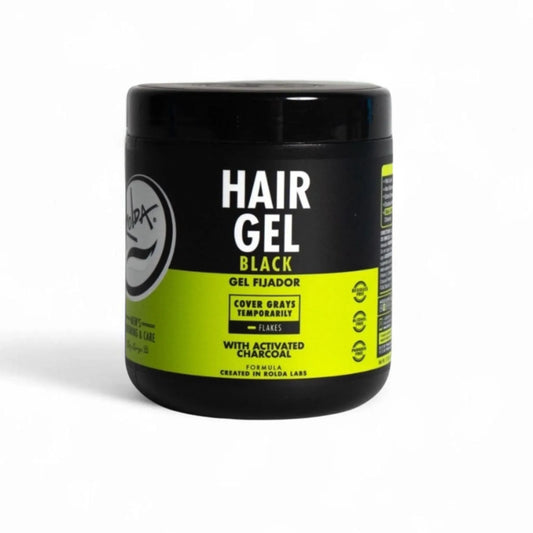Rolda - Black Hair Styling Gel | Covers Gray Hair- 500g