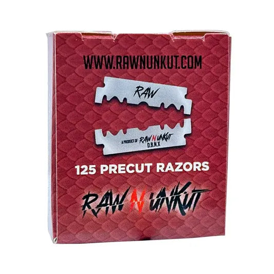RAW N UNKUT PRECUT RAZOR BLADES